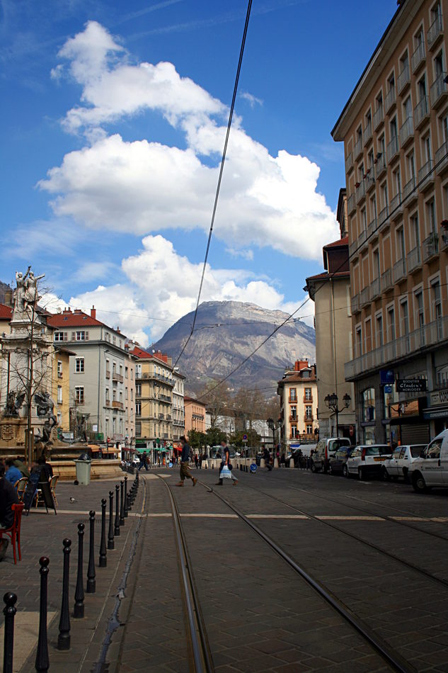 Innenstadt von Grenoble