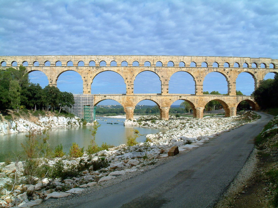 Pont Du Gard - Symbol des römischen Erbes der Franzosen