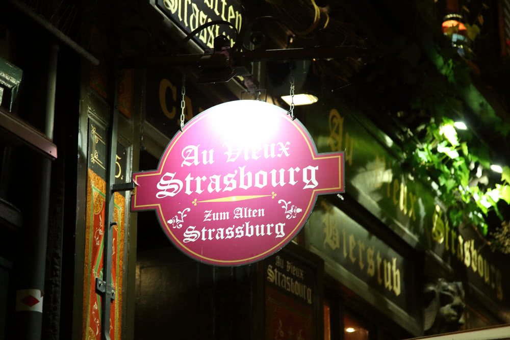 Straßburg - Schild
