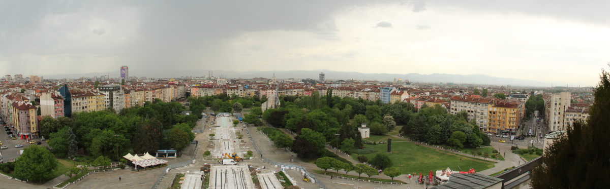 Stadtpanorama Sofia