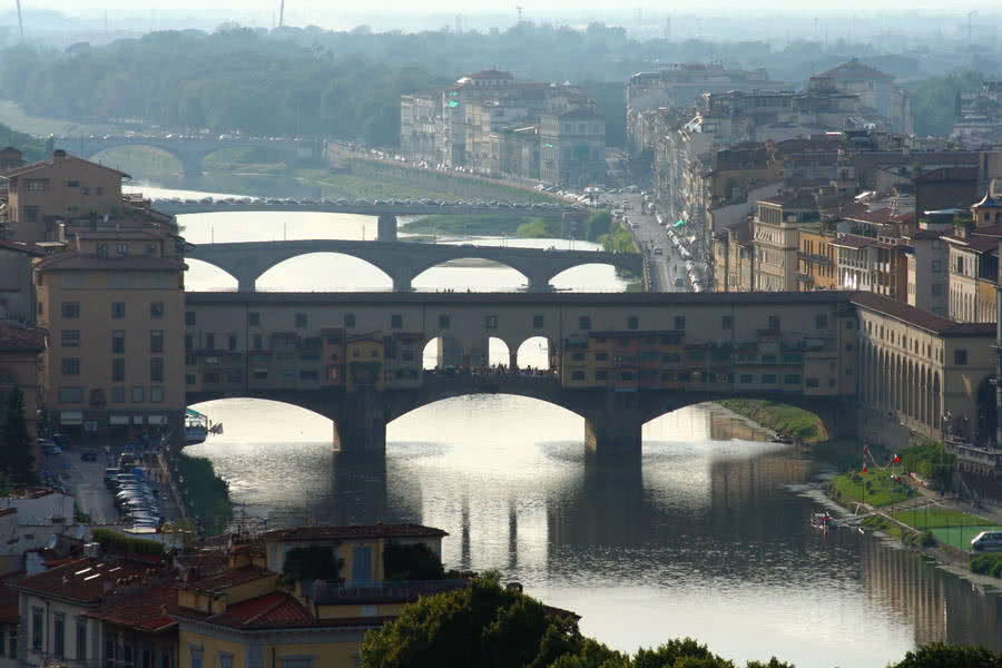 Florenz - Aussicht von der Piazzale Michelangelo 